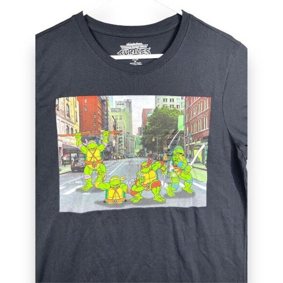 Nickelodeon Teenage Mutant Ninja Turtles Men's Size Medium Black Cotton T-Shirt - Picture 5 of 5